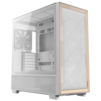 Antec FLUX Mid-Tower ATX PC Case - White