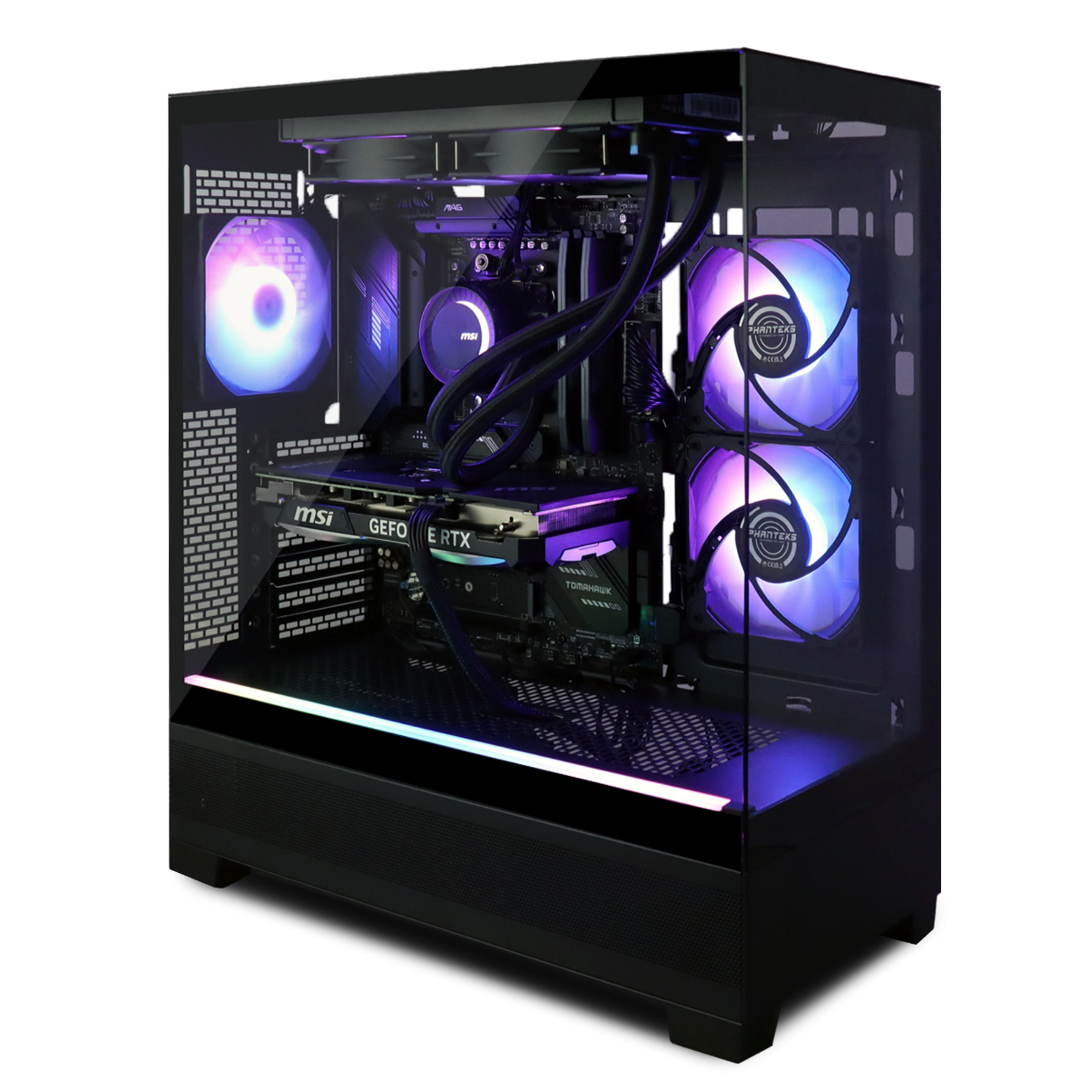 FIERCE XT VIEW GAMING PC | AMD RYZEN 7 7800X3D | NVIDIA RTX 4070 SUPER 12GB | 32GB RAM 5600MHZ | 2TB M.2 SSD